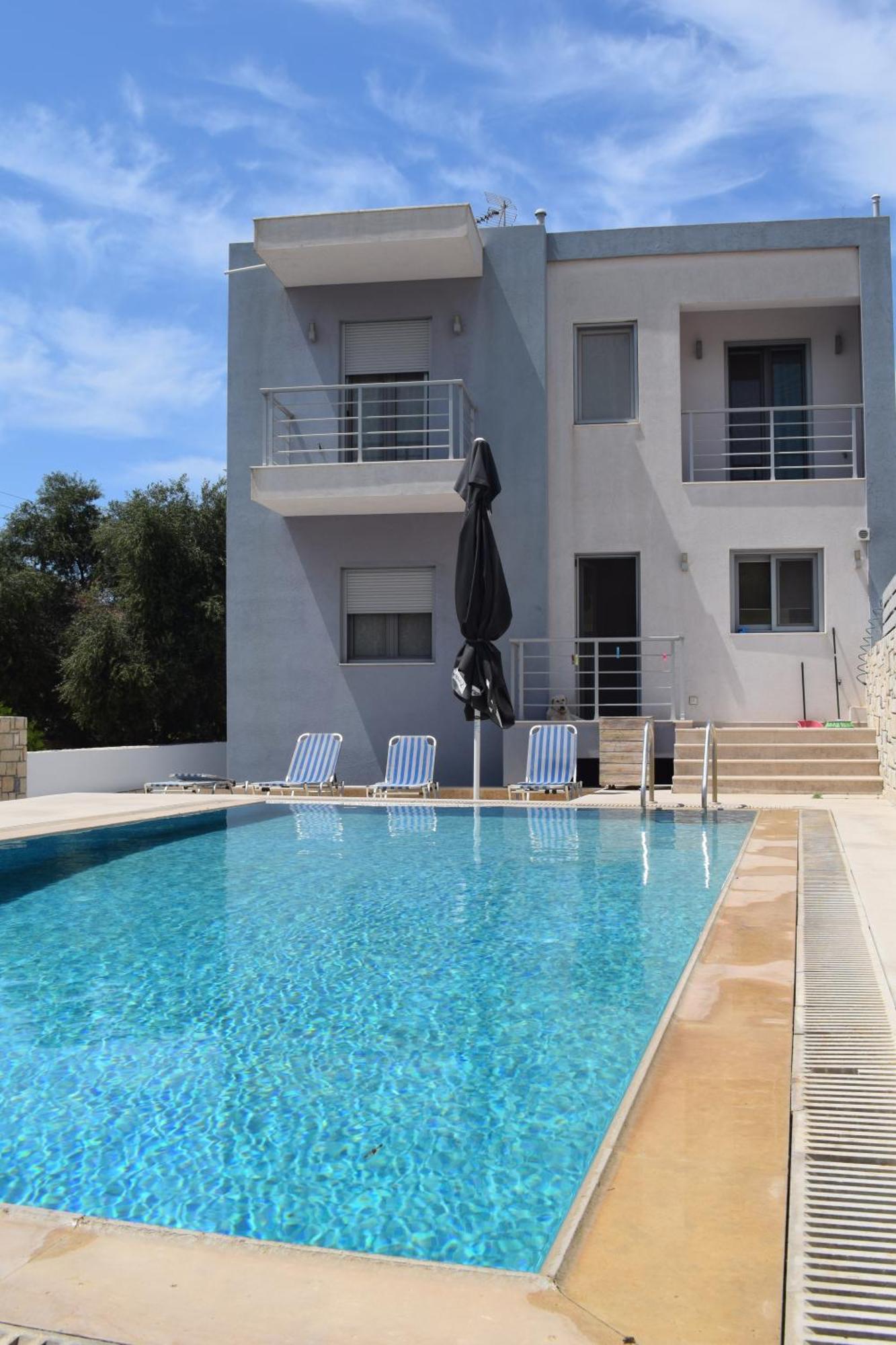 Aquarock Villa With Private Pool Prassás Zewnętrze zdjęcie